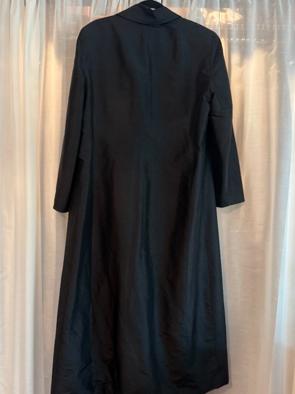 Vintage Jones Wear Silk Trench Coat - Picture 2 of 3